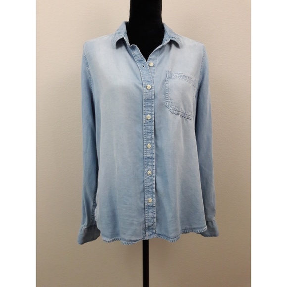 Mossimo Supply Co. Tops - Light Denim Wash Button Down